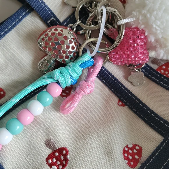 Madden Girl Mushroom Print Canvas Tote Bag - Picture 8 of 13